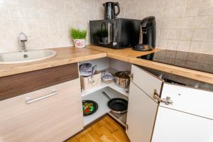 Kuchyň nebo kuchyňský kout v ubytování Tallinna mnt 2, Apartment 3