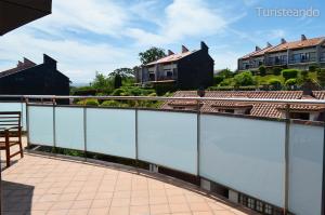 Ein Balkon oder eine Terrasse in der Unterkunft Rincón del Cantábrico: para amantes de las buenas vistas