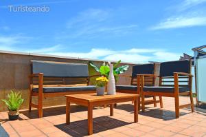 Ein Balkon oder eine Terrasse in der Unterkunft Rincón del Cantábrico: para amantes de las buenas vistas