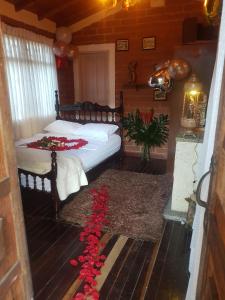 Letto o letti in una camera di BioHotel Ecohouse