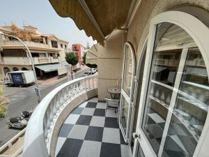 Balkón nebo terasa v ubytování Hostal Restaurante La Giralda