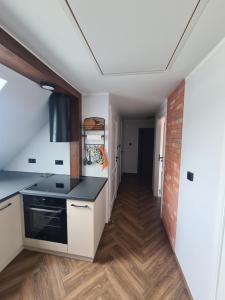 Kuchyň nebo kuchyňský kout v ubytování Apartament nad BRDĄ , agroturystyka.