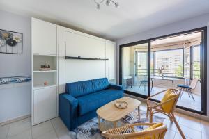 Posezení v ubytování Beau Studio Véranda à deux pas de la mer - parking inclus + 4 fotografie
