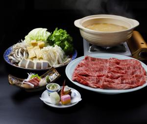日式旅馆内部或周边提供的食物