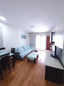 Posteľ alebo postele v izbe v ubytovaní Apartment Diana Split Znjan