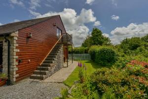 Κήπος έξω από το Cholwell Barn Apartment