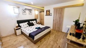 Posteľ alebo postele v izbe v ubytovaní Siófok Private House