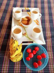 Opțiuni de mic dejun disponibile oaspeților de la Darshan's Home Stay