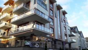 Budynek, w którym mieści się apartament