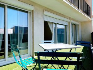 Balkón alebo terasa v ubytovaní Le Havre Superbe appartement avec grande terrasse