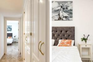 Ein Bett oder Betten in einem Zimmer der Unterkunft Spectacular 2 bedroom Penthouse in best location in Nueva Andalucia
