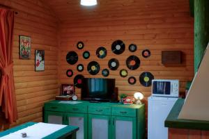 Kuchyň nebo kuchyňský kout v ubytování Desag Resort