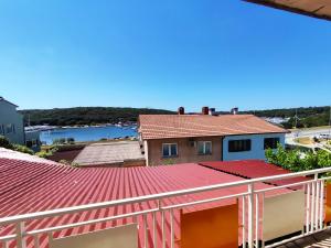 a view from the roof of a house at Apartmani David in Pula