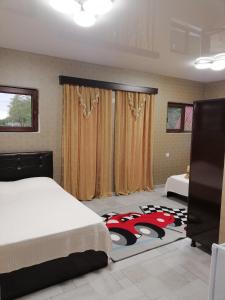 Rúm í herbergi á Hotel Kvadrati +29 myndir