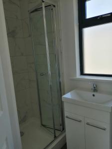 Koupelna v ubytování Studio self catering