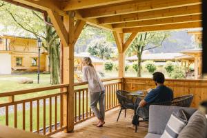 A balcony or terrace at Feelfree Nature Resort