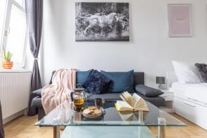 Część wypoczynkowa w obiekcie Yeshello Vienna Central Station Apartment