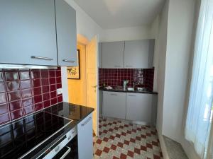 Kuchyň nebo kuchyňský kout v ubytování Ascona: Nostrana Apt. 1