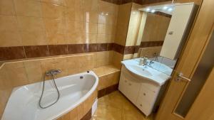 Koupelna v ubytování Korall Apartman