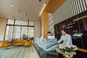 Istumisnurk majutusasutuses Graphic Hotel Batumi