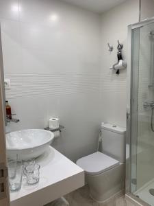 Koupelna v ubytování Hostal San Fernando