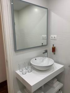 Koupelna v ubytování Hostal San Fernando