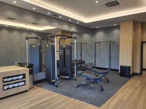 Fitness centrum a/nebo fitness zařízení v ubytování Ilunion Valencia 4