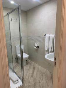 Koupelna v ubytování Hostal San Fernando