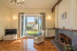Кът за сядане в Piombino Apartments - Villa Pari