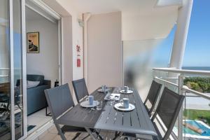 Balkón alebo terasa v ubytovaní Vue mer - Appartement face mer pour 6