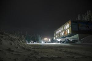 Holzboxen Planneralm að vetri til