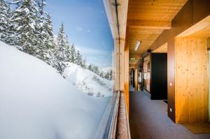 Holzboxen Planneralm að vetri til