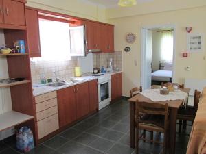Kuchyň nebo kuchyňský kout v ubytování Harmony Villas