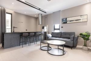 Posezení v ubytování House Apartment
