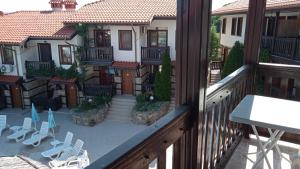 A balcony or terrace at Pearl Apartments Sozopol