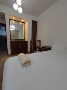Postel nebo postele na pokoji v ubytování E-Just Hotel Borg El Arab + 37 fotografií