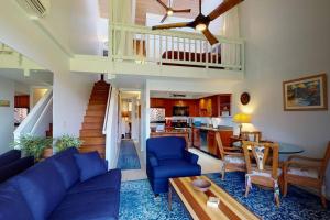 Posezení v ubytování Magnificent Sunsets and Ocean views at Luana Kai