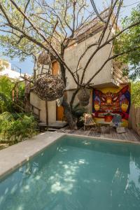 Bazén v ubytování Casa Coyote Tulum nebo v jeho okolí