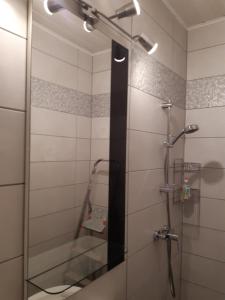 Un baño de Appartement Ferienwohnung LANG