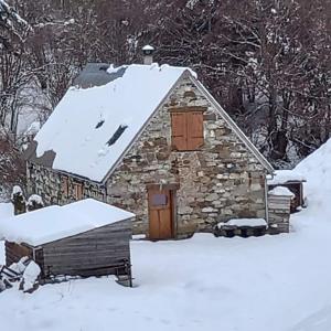 Grange en autonomie en montagne v zime