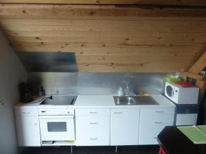 Кухня или кухненски бокс в Studio with More than a View