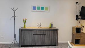 TV a/nebo společenská místnost v ubytování Appartement Giannoni