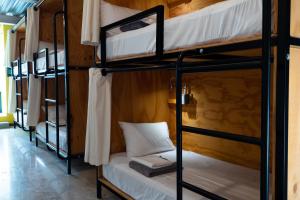 Postel nebo postele na pokoji v ubytování Mayan Monkey Los Cabos - Social Hotel