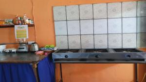 Kuchyň nebo kuchyňský kout v ubytování Cabinas Palmer Makanda