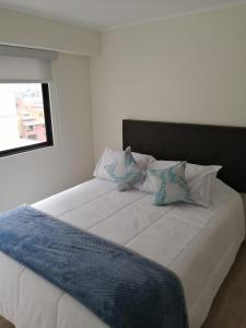 Katil atau katil-katil dalam bilik di MODERNO APARTAMENTO EN BARRANCO