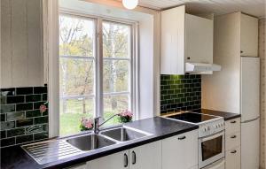 Kuchyň nebo kuchyňský kout v ubytování 2 Bedroom Lovely Home In Kimstad