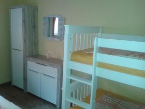 Poschodová posteľ alebo postele v izbe v ubytovaní Ferienwohnung Weiss