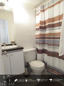 Kúpeľňa v ubytovaní Santiago Central Suites / Mapocho