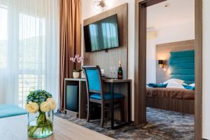 Μια τηλεόραση ή/και κέντρο ψυχαγωγίας στο Hotel Orizont