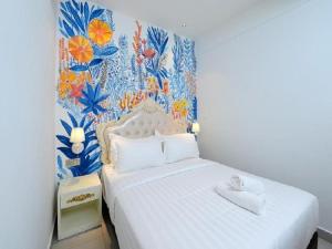 Postel nebo postele na pokoji v ubytování Hotel de Art USJ 21